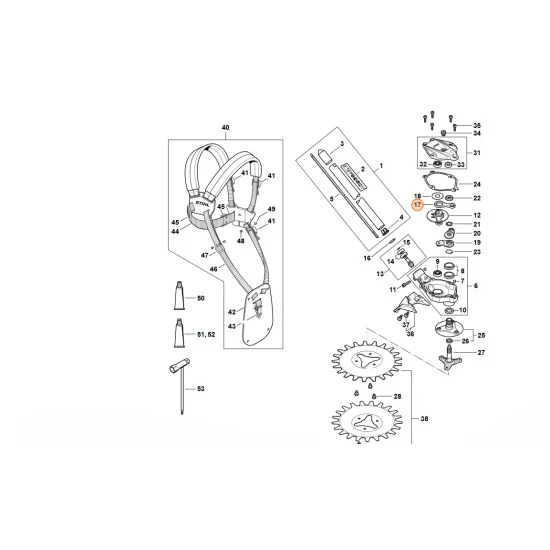 STIHL  Korbowód 4180 642 6500